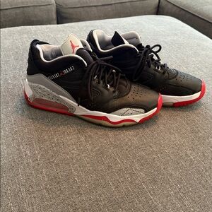 Nike Air Jordan Black and Red Sneakers